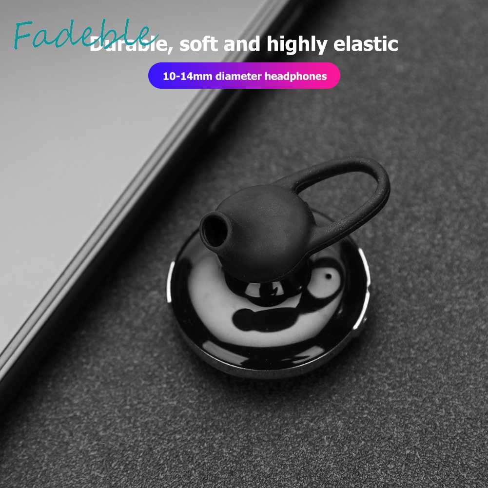 Set 6 Nút Bọc Tai Nghe Nhét Tai Bằng Silicon Đàn Hồi Thay Thế Tiện Lợi