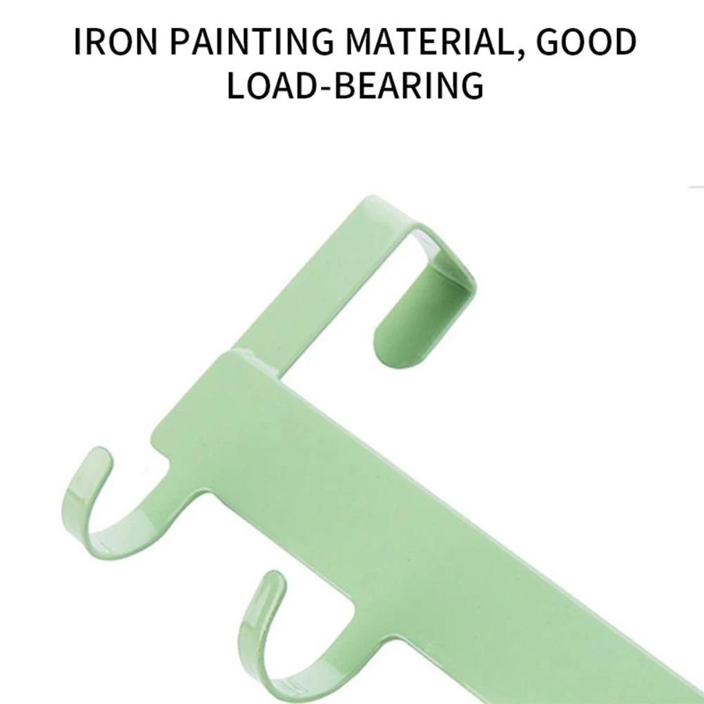 Giá Đỡ Móc Treo Đồ Gắn Tường Không Cần Khoan Chịu Được Sức Nặng Cho Nhà Bếp / Phòng Tắm
