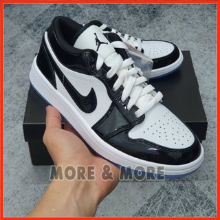 Giày Sneaker JD1 coumor  đen bóng  ‘ dark carbon’ DV1309-100 - Chất lượng nguyên bản đủ phụ kiện