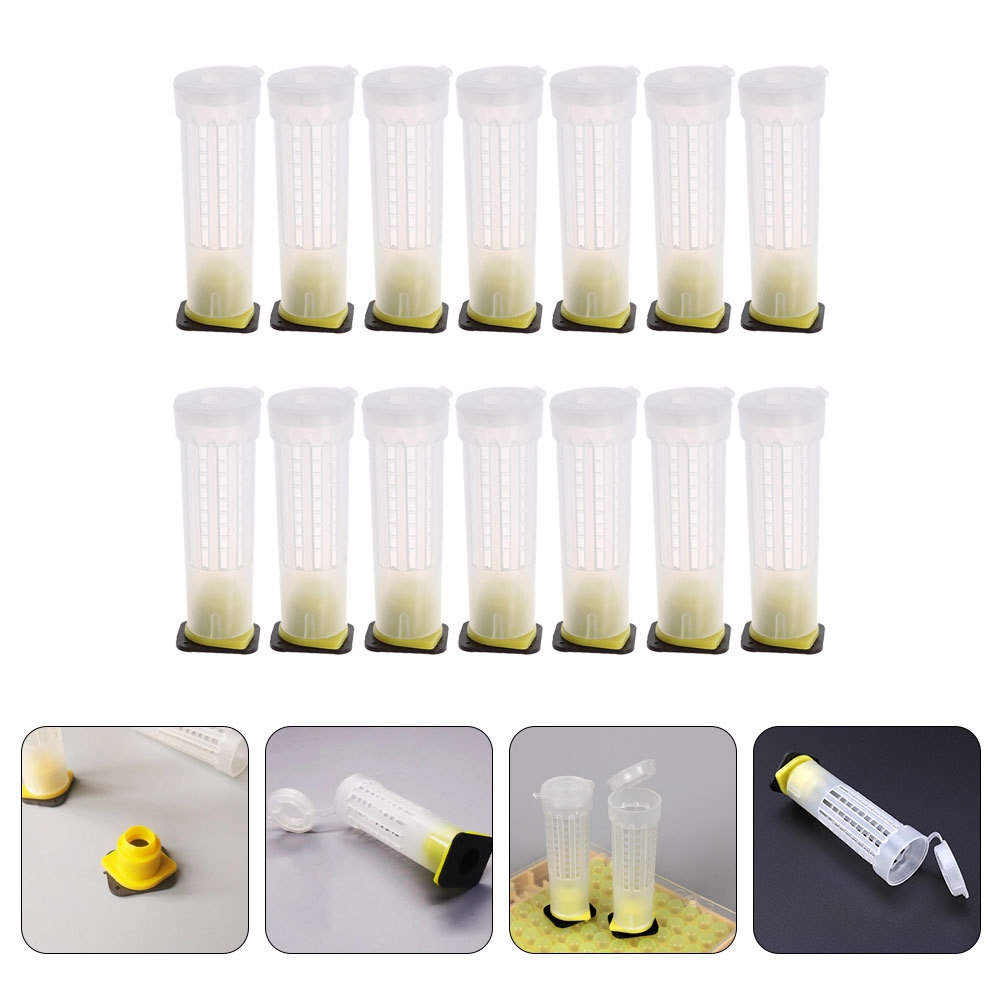 Set 20 Giá Đỡ Cốc Nuôi Ong Bằng Nhựa