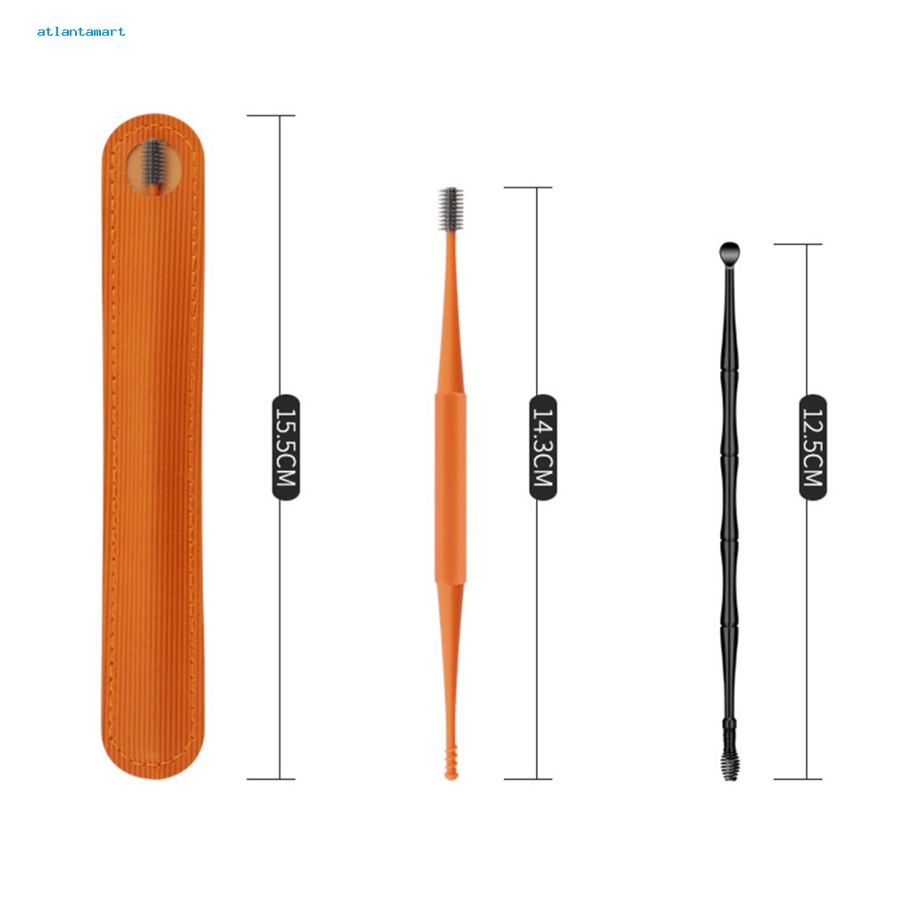 Túi Đựng Đồ Dùng Cao Cấp Tiện Dụng| 1 Bộ Dụng Cụ Lấy Ráy Tai Xoay 360 Độ Kèm Túi Đựng Tiện Lợi