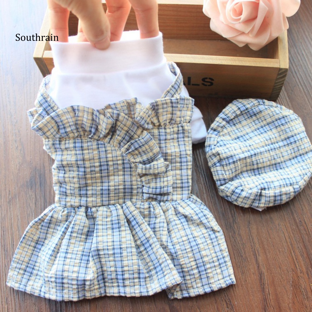 Bộ 2 Món Áo + Mũ Thoáng Khí Thân Thiện Với Da Cho Cún Cưng