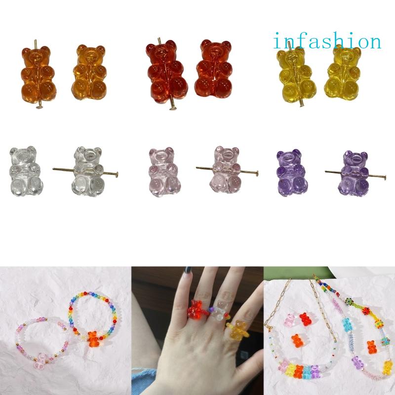 Mặt Dây Chuyền Hình Gấu Bằng Acrylic DIY