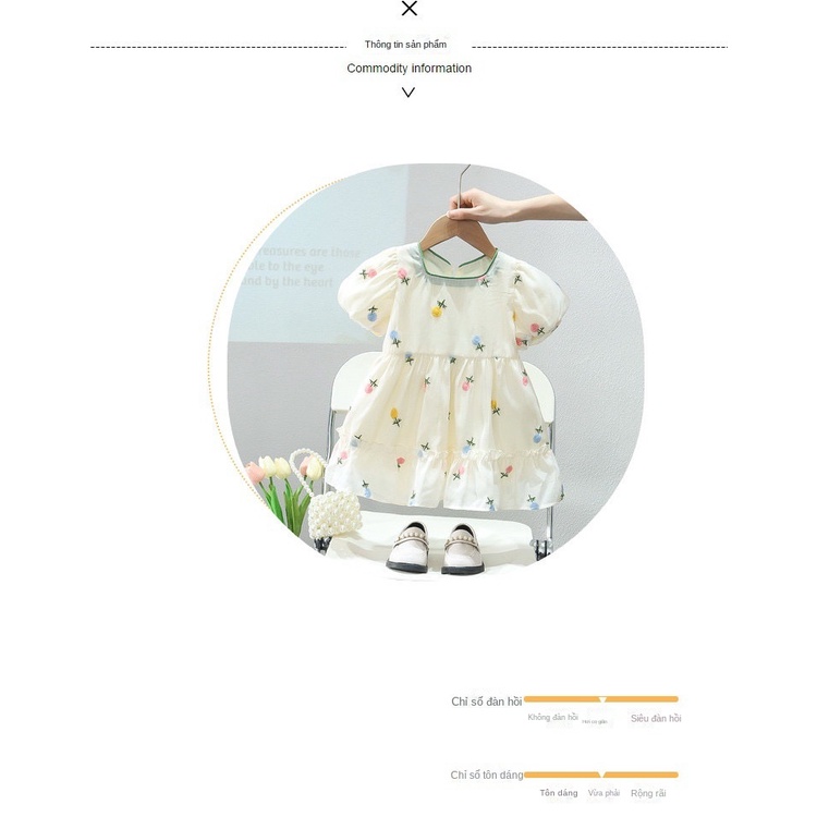 váy bé gái mùa hè Đầm Công Chú ThắT Nơ Dễ Thương Cho Bé GáI,Children's dresses