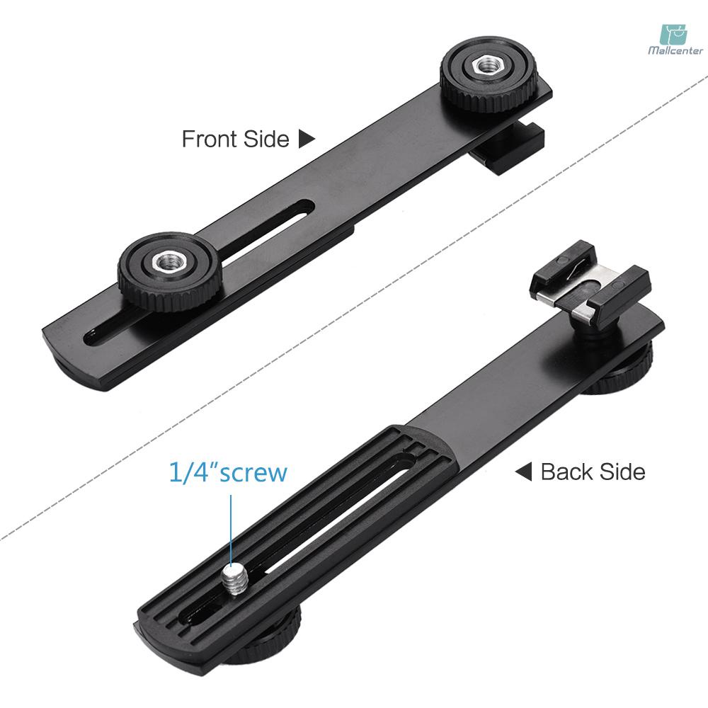 Aluminium Alloy Universal Bracket Additional Cold-shoe and 1/4