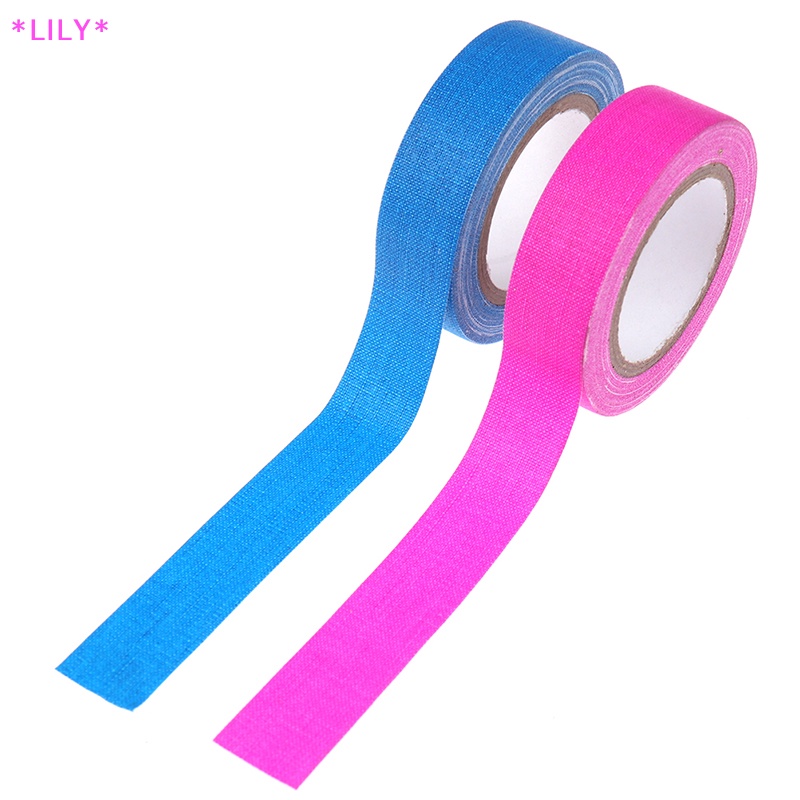 Lily UV phản ứng băng Blacklight huỳnh quang Băng phát sáng trong bóng tối Neon gaffer uuu
