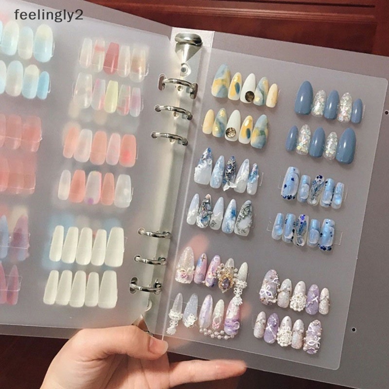 Sổ Lưu Trữ Trang Sức Móng Tay Nghệ Thuật Đơn Giản