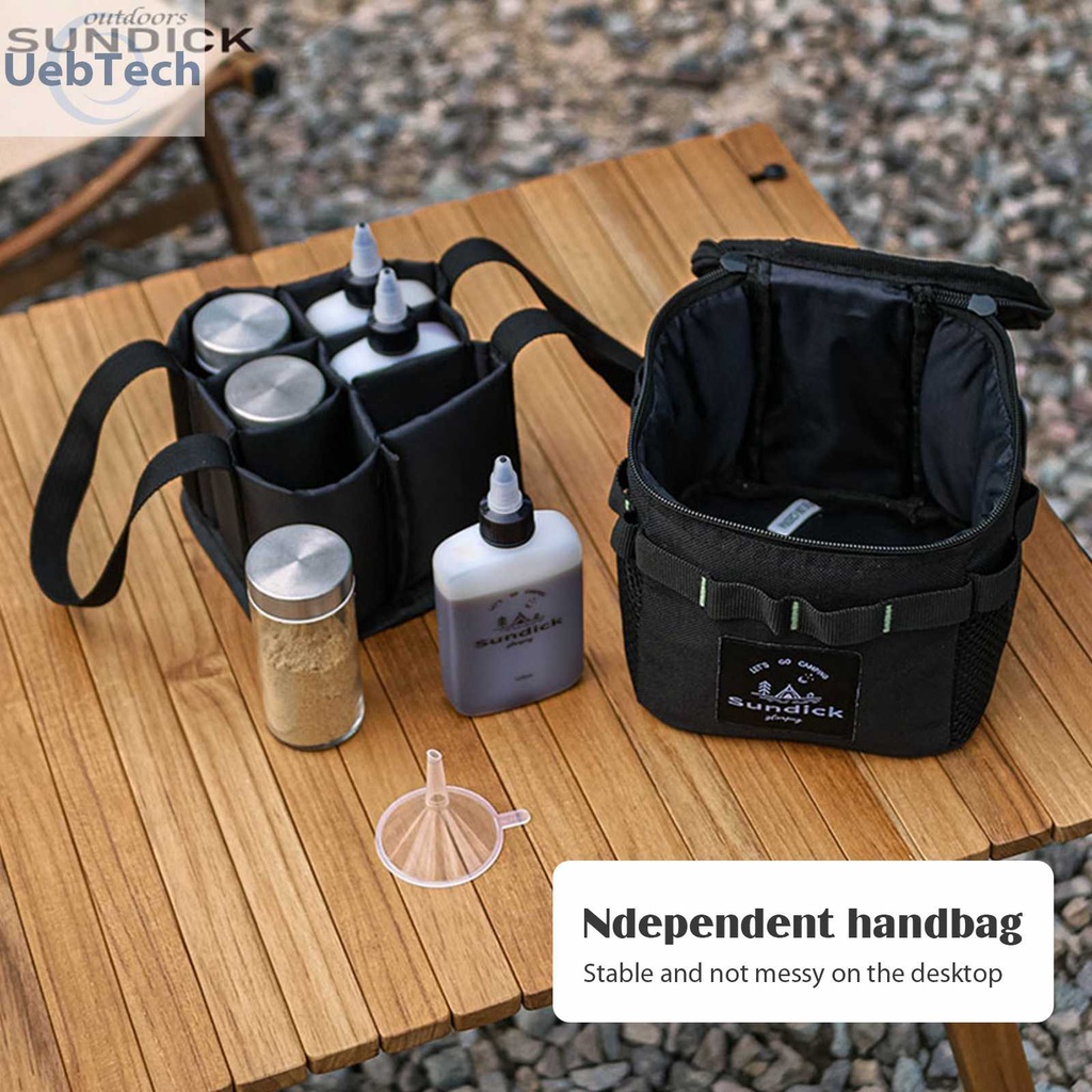 Hộp Đựng Gia Vị Kèm Túi Đựng Tiện Dụng Cho Các Hoạt Động Ngoài Trời
