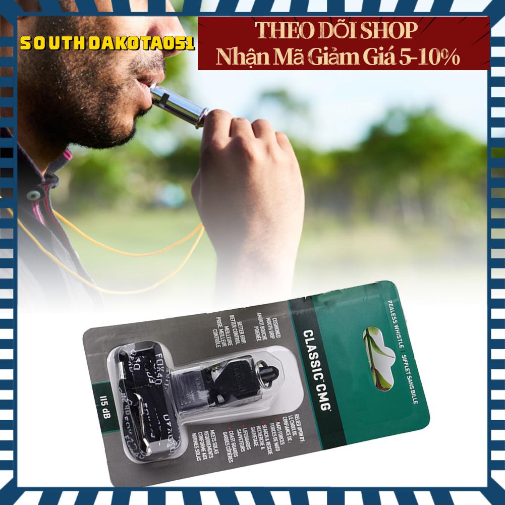 Southdakota051 Còi cổ điển CMG thể thao với dây buộc cho huấn luyện viên trọng tài thi bóng rổ đá