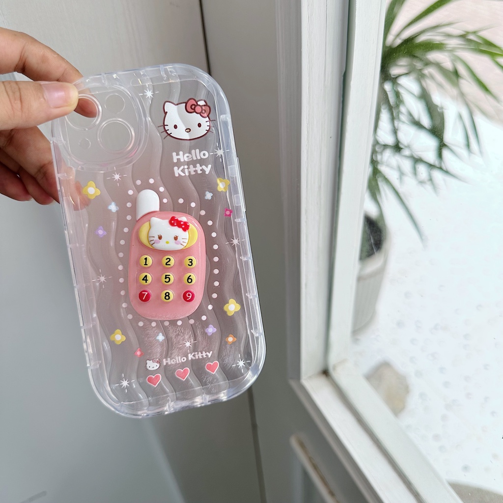 Ốp Điện Thoại Silicon TPU Mềm Trong Suốt In Họa Tiết Hoạt Hình 3D Dễ Thương Chống Sốc Cho iPhone 13 12 11 Pro Max 14 Plus