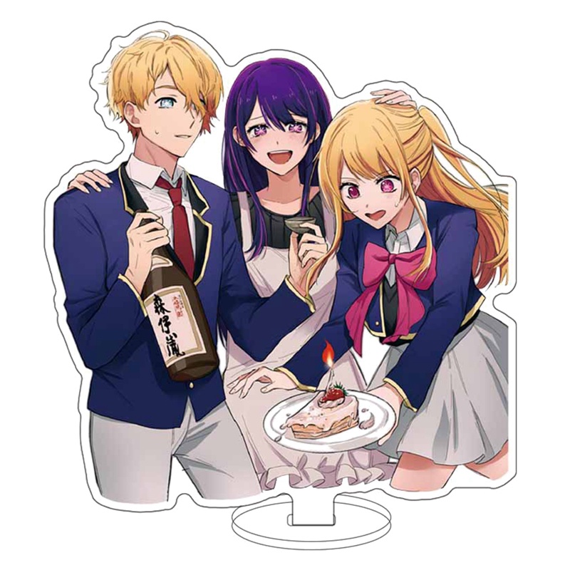 Mô Hình Oshi No Ko Đứng Bằng Acrylic Để Bàn Trang Trí