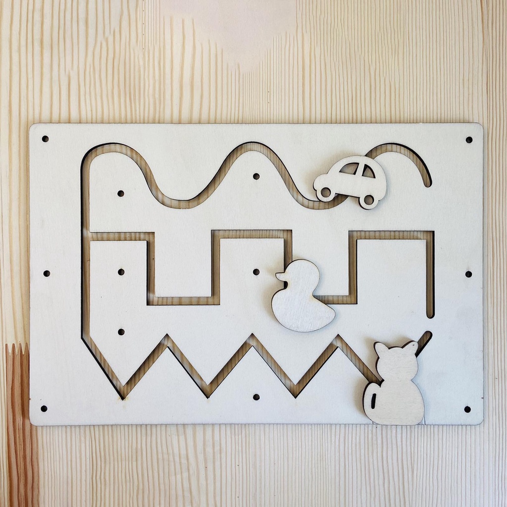 Bảng Chơi Trò Chơi Montessori Tự Làm Cho Bé Trai