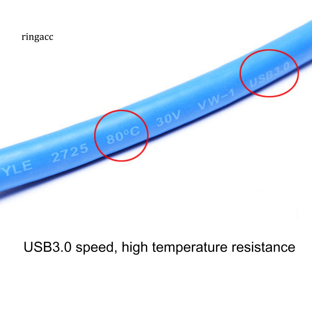 Cáp USB 3.0 Truyền Dữ Liệu Tốc Độ Cao RGA 0.3 / 1 / 1.5m