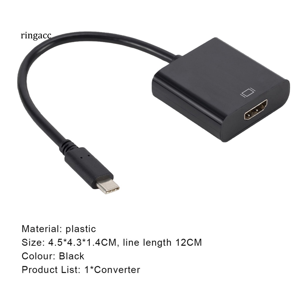 Đầu Chuyển Đổi USB 3.1 Loại C Đực Sang Cái Cho MacBook