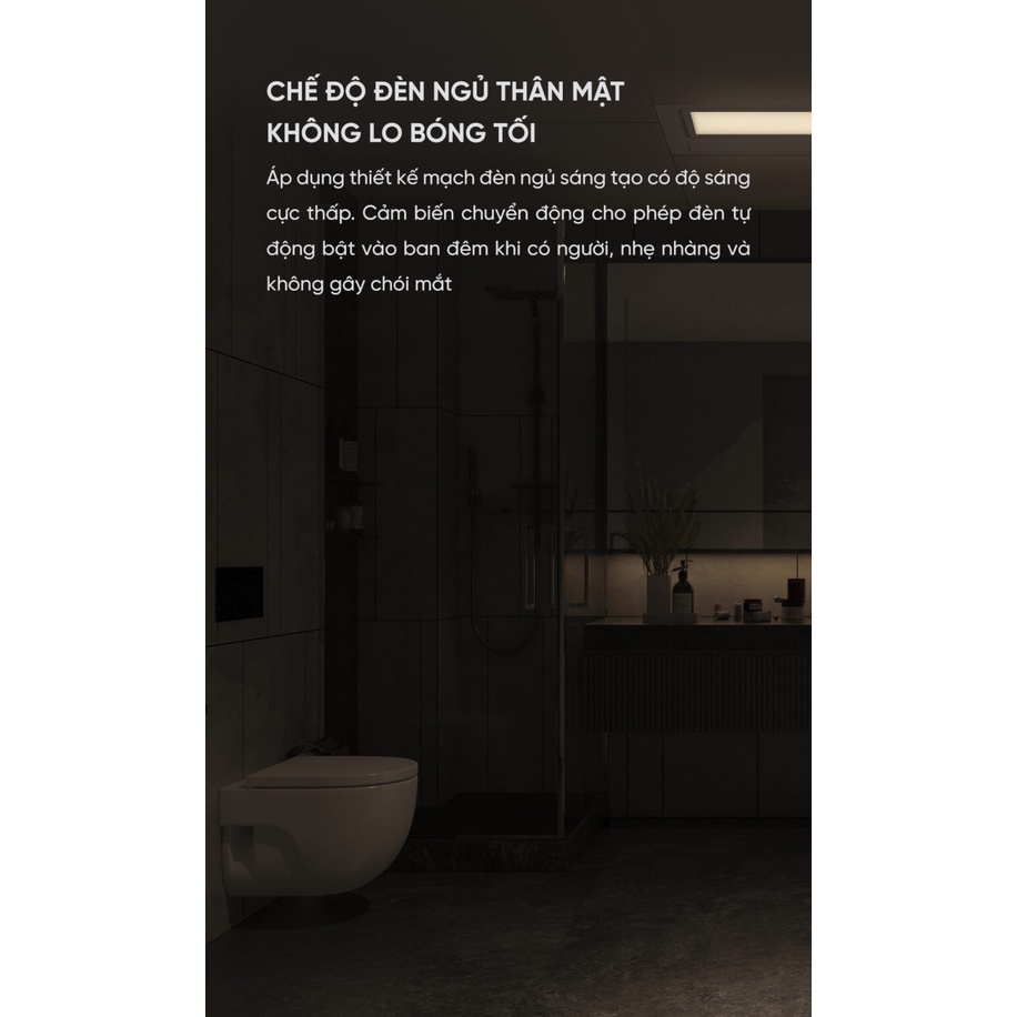 Máy sưởi nhà tắm âm trần Smart Bath 8 in 1 Xiaomi Yeelight Pro S20 YLYB05YL