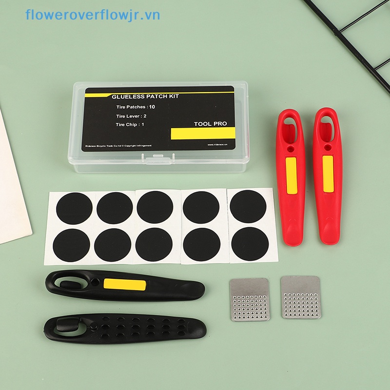 Set 10 Miếng Vá Lốp Xe Đạp Không Keo Tiện Lợi