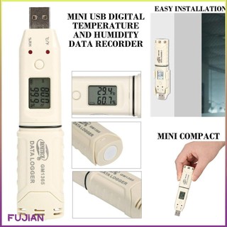 Benetech Gm1365 Humidity Temperature Data Logger Meter Lcd Digital Auto Usb Flash Disk Pen Type Recorder Thermometer [B/10]