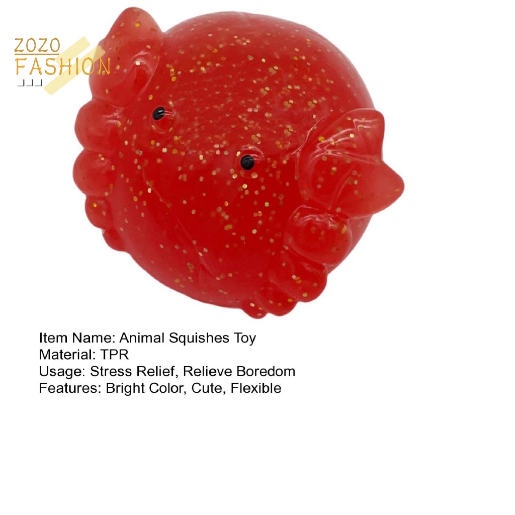 Đồ Chơi Nắn Bóp Siêu Nhẹ Hình Thú Hoạt Hình Dễ Thương