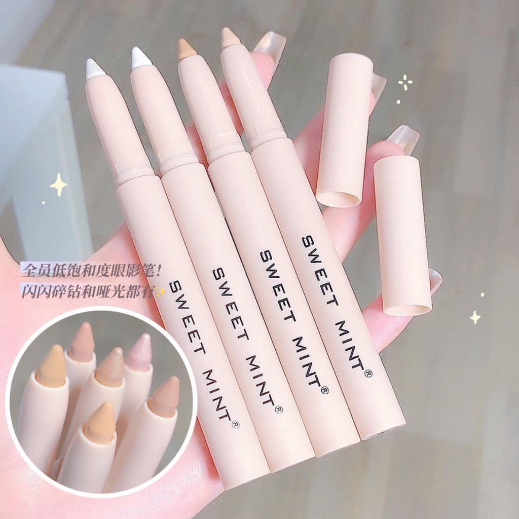 Bút Phấn Mắt SWEETMINT Làm Sáng Da Thiết Kế Dạng Xoay Tiện Dụng