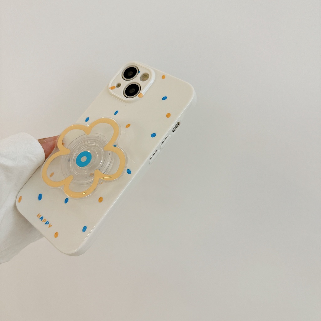Ốp Điện Thoại TPU Silicon Chống Sốc Họa Tiết Bông Hoa Nhỏ Xinh Cho iPhone 13 12 11 Pro Max 14 Plus
