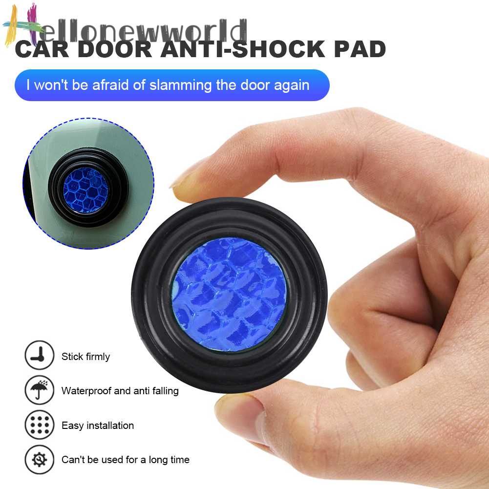 Bộ 10 Miếng Dán Phản Quang Chống Va Chạm Cho Cửa Xe Hơi