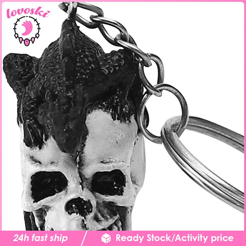 Móc Khóa Hình Đầu Lâu Thời Trang Cho Nam Và Nữ