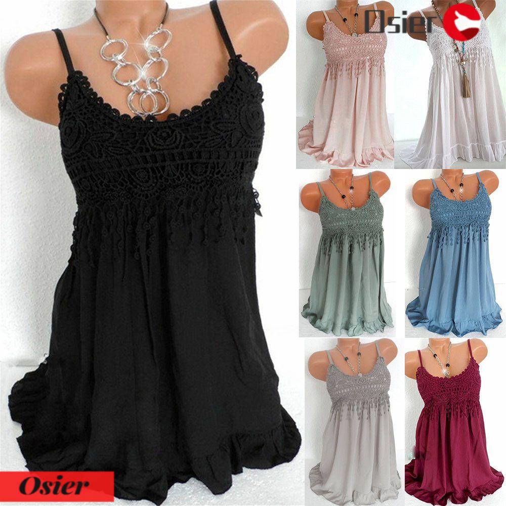 Osier1 Đầm Mini Phối Ren Thời Trang Mùa Hè Cho Nữ