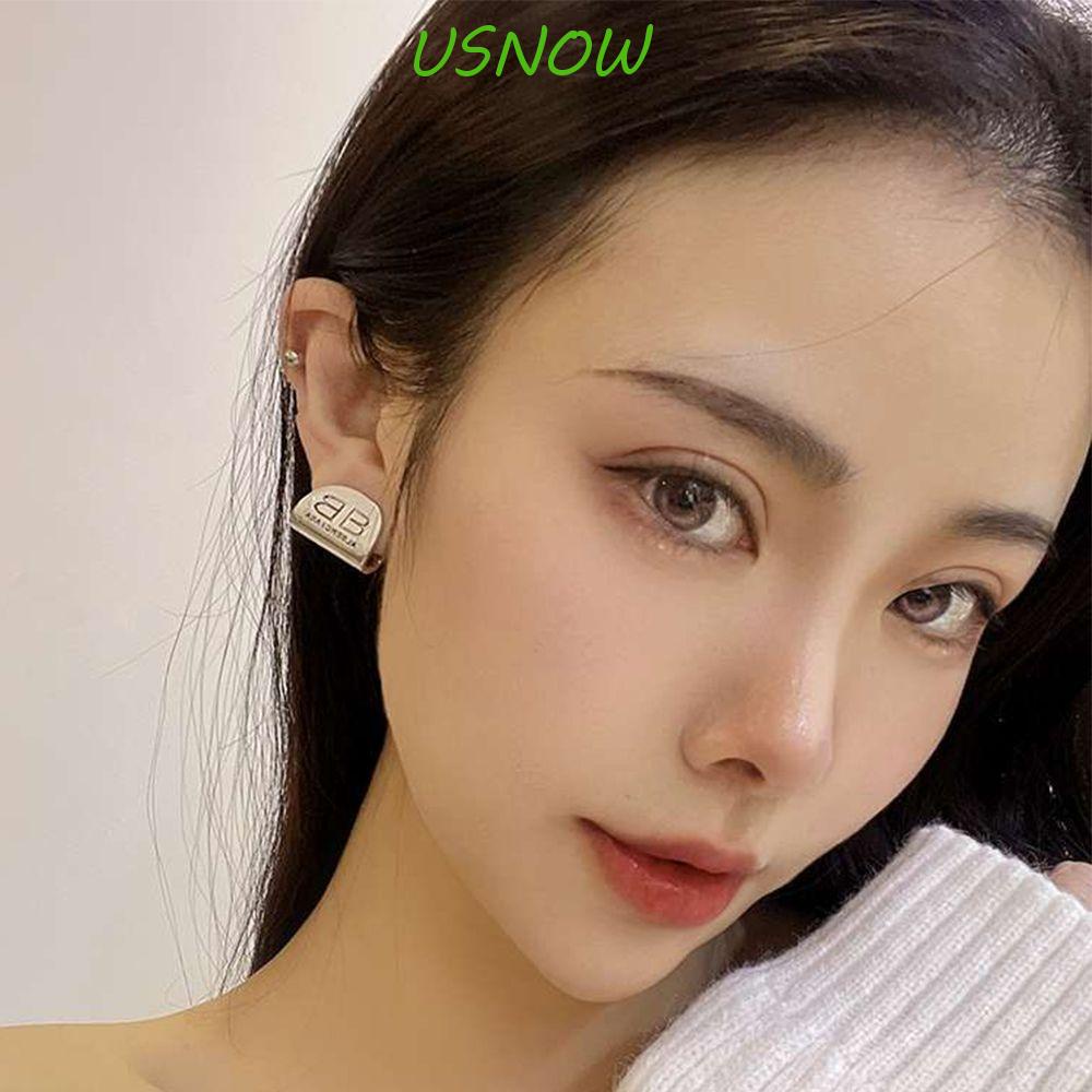 Khuyên Tai Kim Loại Phong Cách Hàn Quốc Đơn Giản Thời Trang Cho Nữ