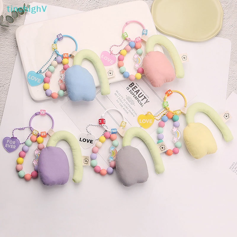 [TinchighV] Móc Khóa Chuỗi Hạt Màu Kẹo Hình Hoa Tulip Trang Trí Túi Xách [Mới]