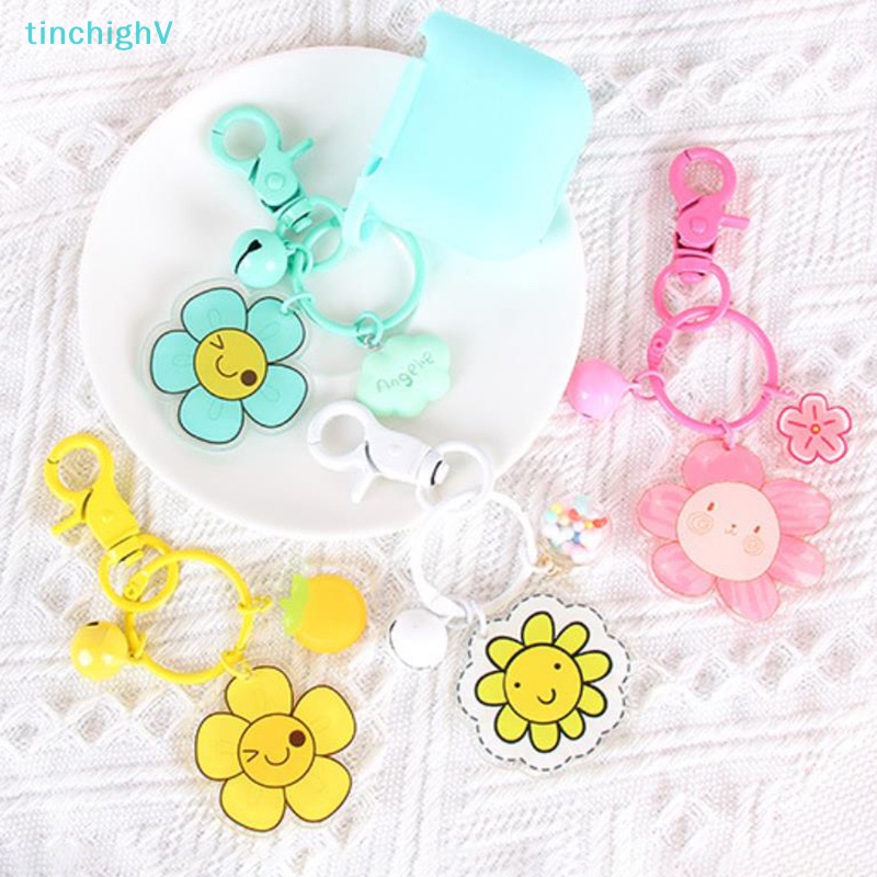 Móc Khóa Hình Hoa Acrylic Thời Trang Cho Nữ