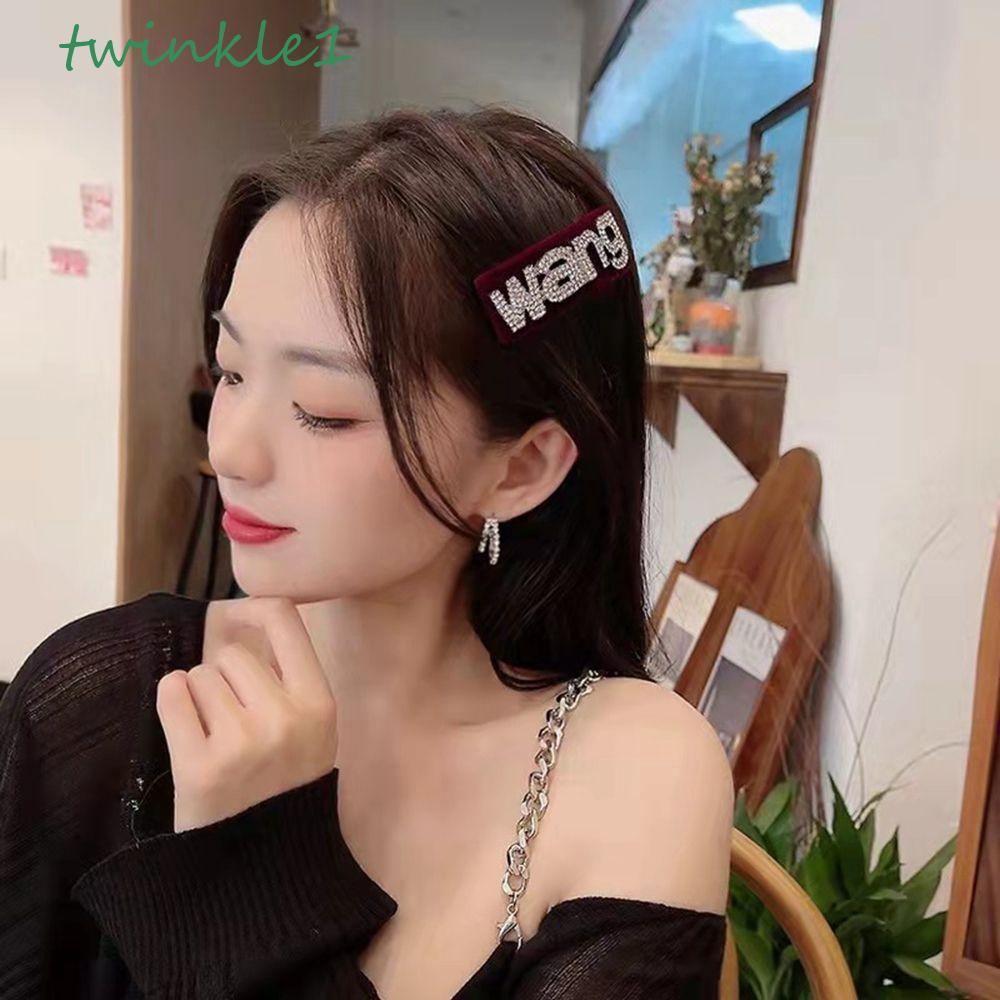 Kẹp Tóc Hình Cá Mập Đính Đá Lấp Lánh Phong Cách Vintage Cho Nữ