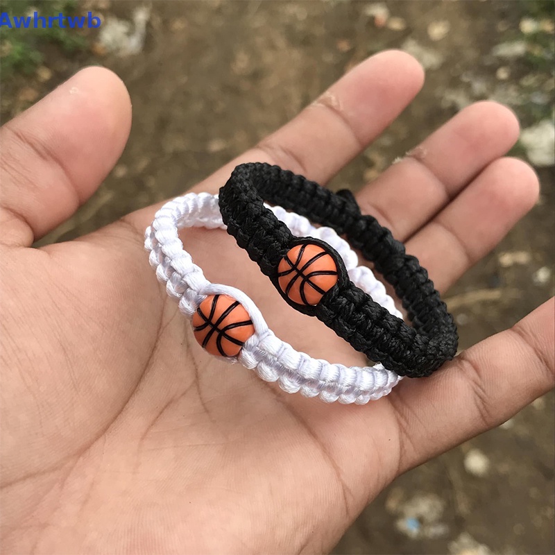Awhrtwb Vòng Tay Dây Bện Mặt Vuông Thắt Nút Điều Chỉnh Được Truyền Cảm Hứng Bóng Rổ Cho Nam Và Nữ Mới