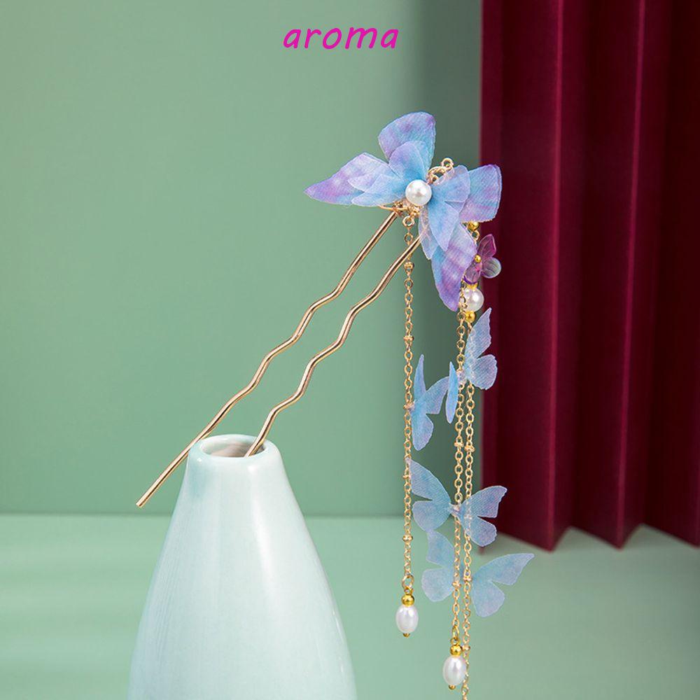 Trâm Cài Tóc Đính Hạt Tua Rua Phong Cách Trung Hoa Cho Cô Dâu