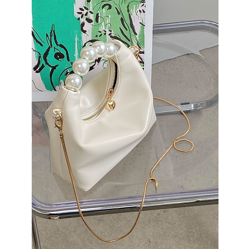 Túi Xách Đeo Chéo Đính Ngọc Trai Thời Trang Cao Cấp Dành Cho Nữ