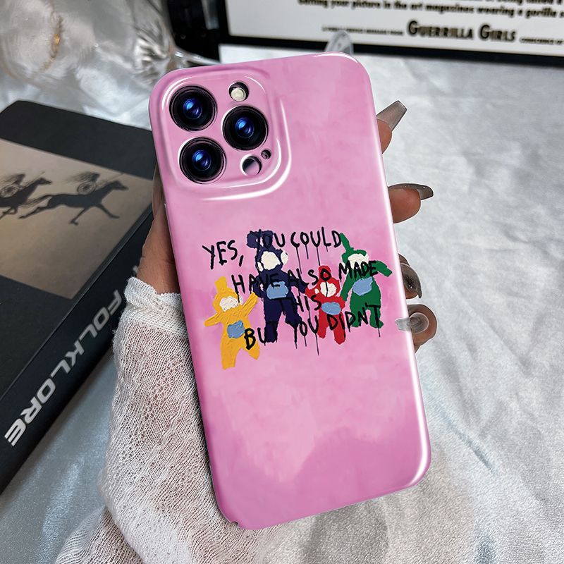 Ốp Điện Thoại Mặt Bóng Bảo Vệ Toàn Diện Cho iPhone14 11 Teletubbies xs12 / Promaxxr13 PR9C