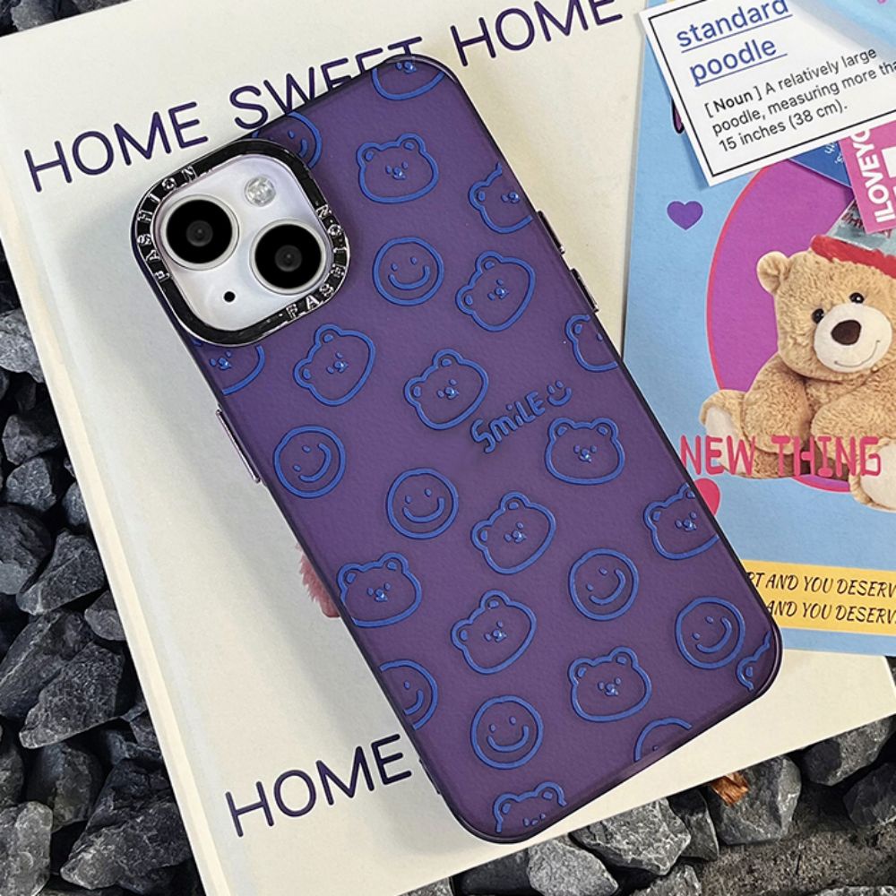 Ốp Điện Thoại TPU Mềm Chống Sốc Mạ Điện Họa Tiết Mặt Cười Cho Iphone 11 14 13 12 Pro Max Xr Xs Max 7 8 Plus