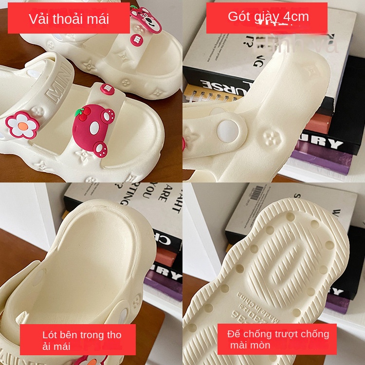 Dép Bánh Mì Bằng EVA Đế Dày Dễ Thương Dành Cho Bạn Nữ Mang Trong Nhà Và Ngoài Trời