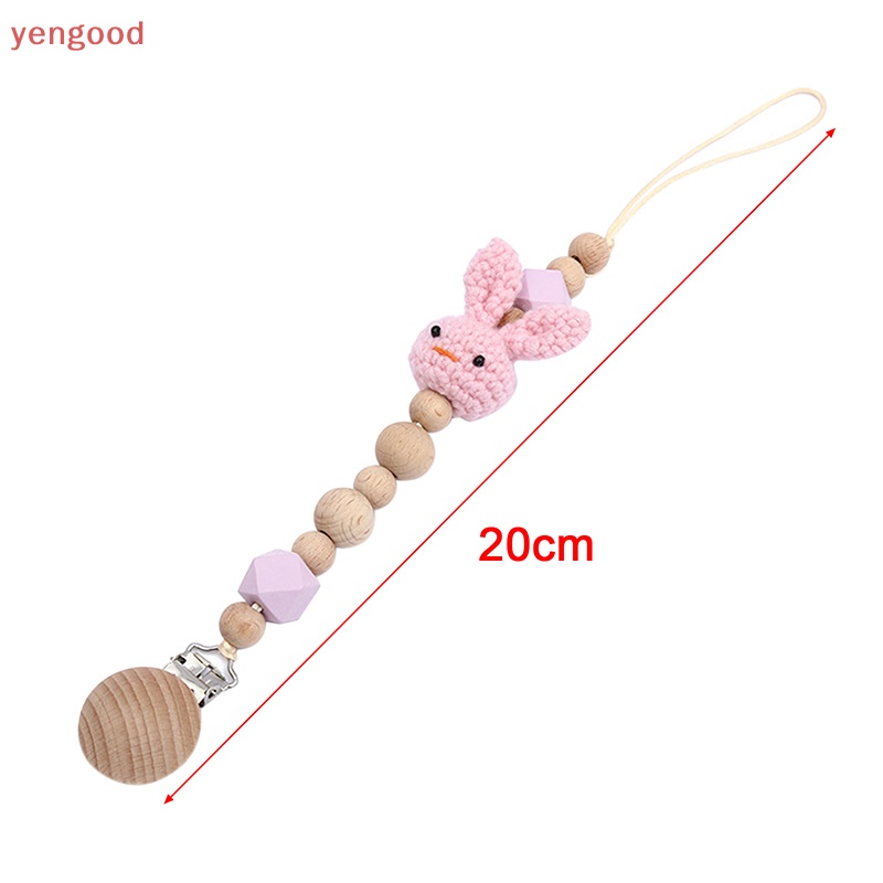 (YGD) 1 Chiếc Kẹp Núm Vú Giả Hình Thỏ Móc Xỏ Hạt Không BPA Cho Bé