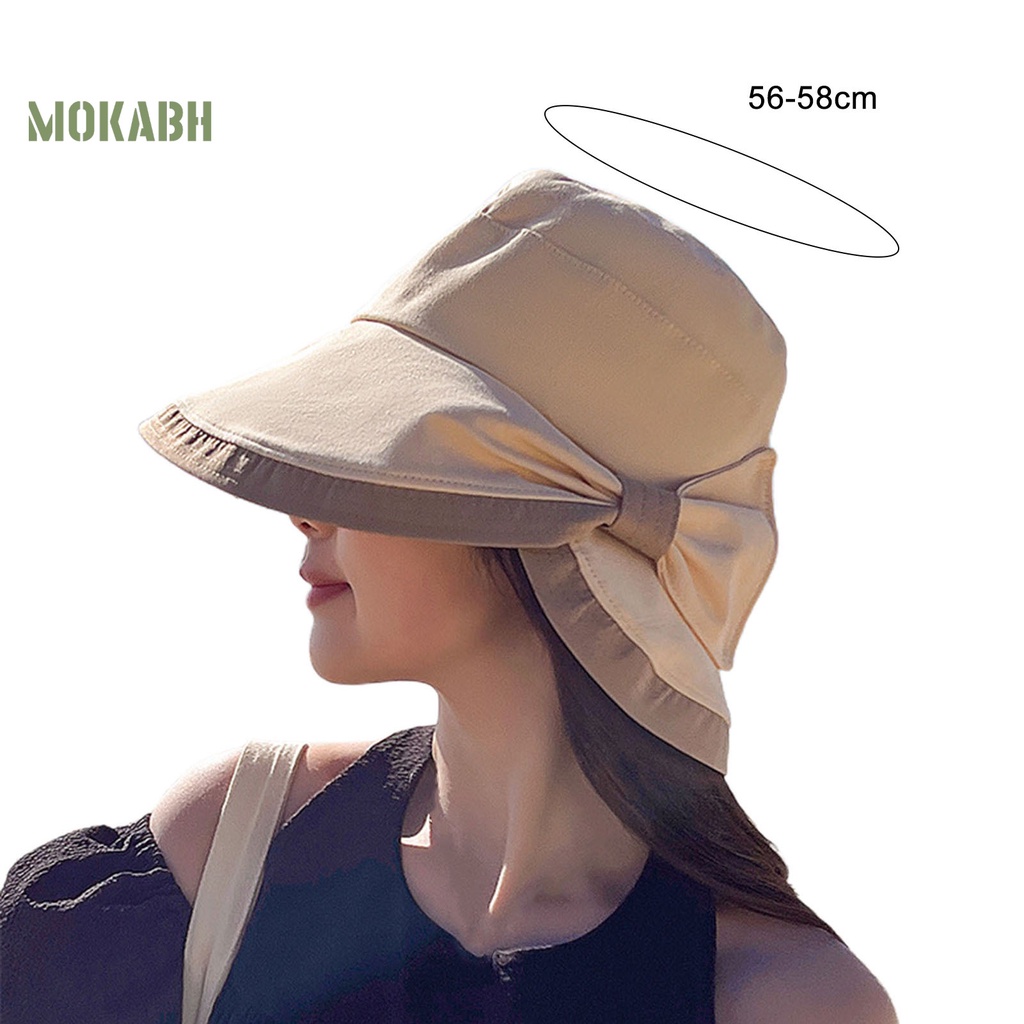 Nón Tai Bèo Vành Rộng Thoáng Khí Màu Sắc Tương Phản Thời Trang Mùa Hè Cho Nữ