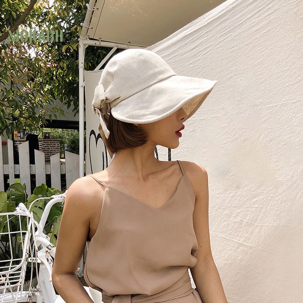 Nón Tai Bèo Thoáng Khí Che Phủ Toàn Diện Có Thể Giặt Lại Thời Trang Mùa Hè Cho Nữ
