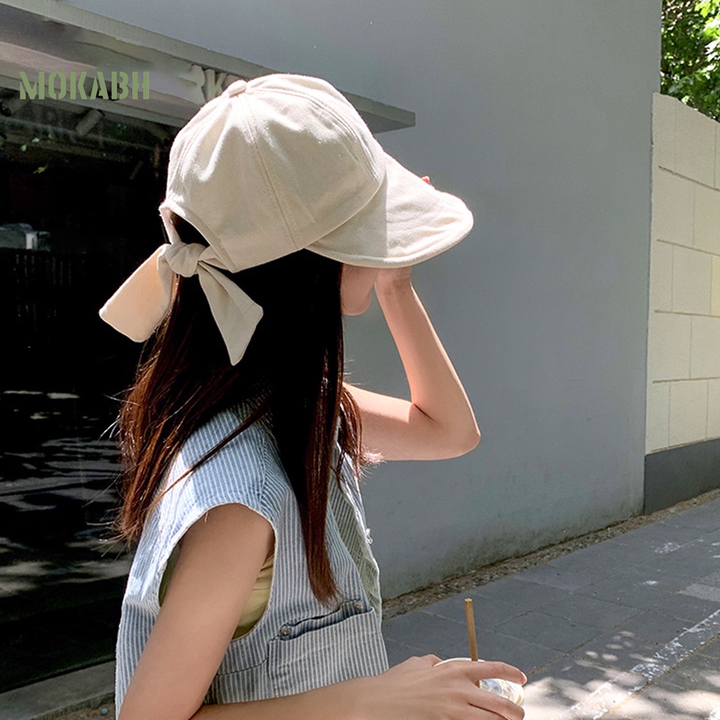[Mok Abh] Mũ Vành Rộng Thoáng Khí Che Nắng Có Đai Thắt Lưng Dành Cho Nam Nữ Hoạt Động Ngoài Trời