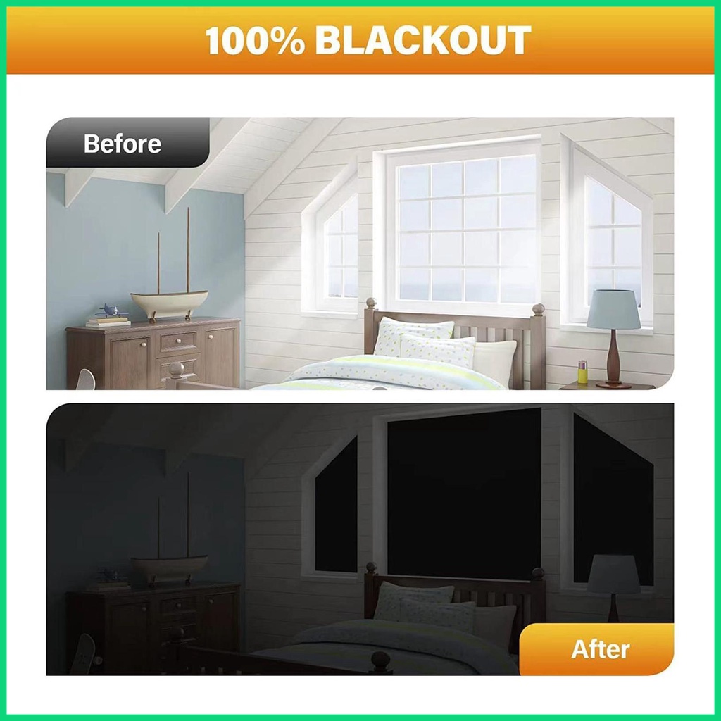 Rèm Che Cửa Sổ Tạm Thời Bằng Vải Oxford 210D Tự Dính Mạnh Dùng Khi Đi Du Lịch