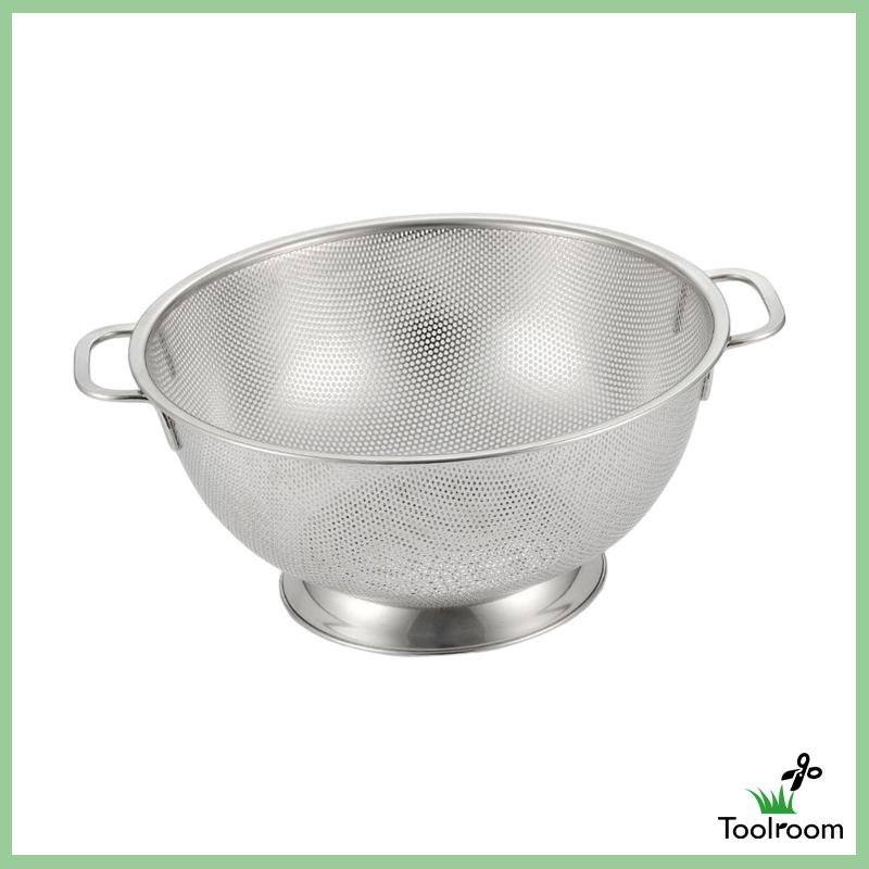 Rây Lọc Ráo Nước Bằng Thép Không Gỉ 304 Có Tay Cầm Chống Trượt Cho Nhà Bếp