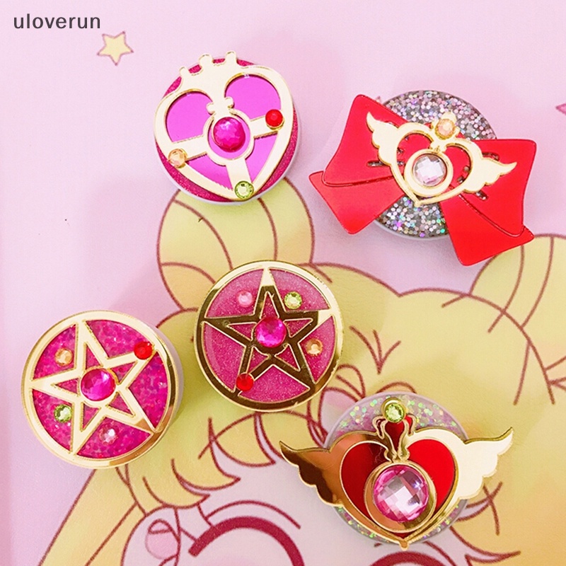 Uloverun Vòng Nhẫn Đỡ Điện Thoại Họa Tiết Thủy Thủ Mặt Trăng Thông Dụng vn