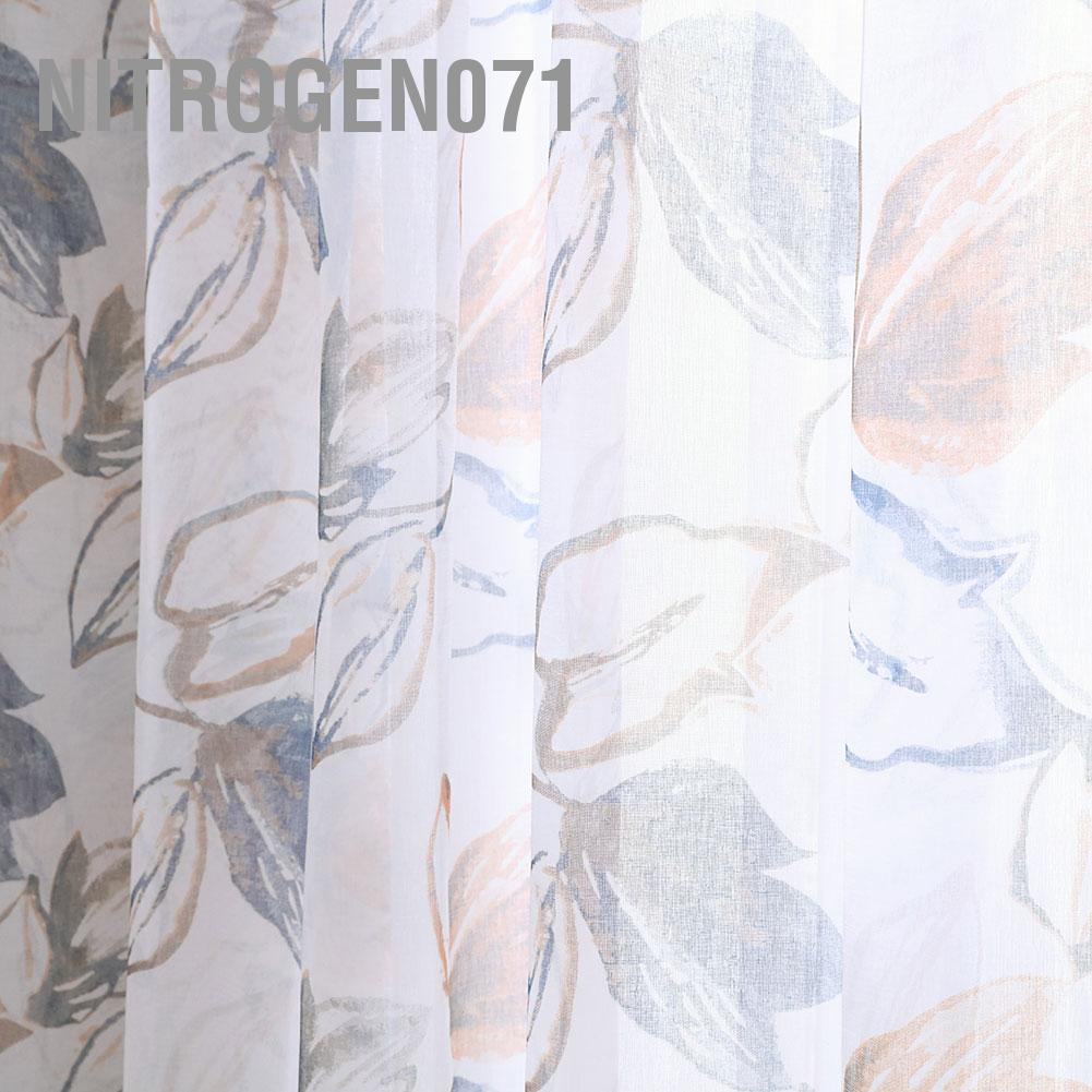 Nitrogen071 Rèm cửa sổ Polyester Diềm Voile Phòng ngủ Trang trí phòng khách
