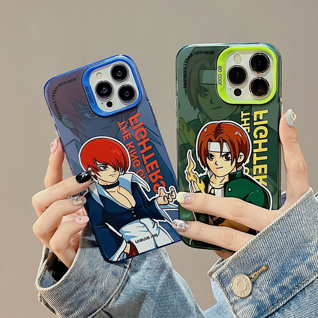 Ốp Điện Thoại TPU Trong Suốt Họa Tiết Hoạt Hình Hai Mặt Cho iPhone 11 13 12 14 Pro Max