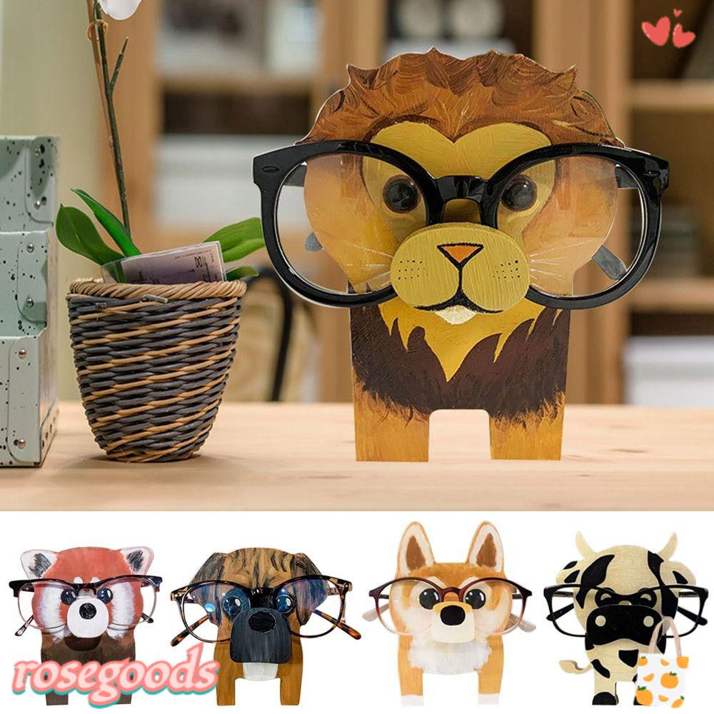 Giá Đỡ Trưng Bày Mắt Kính Hình Động Vật Bằng Gỗ