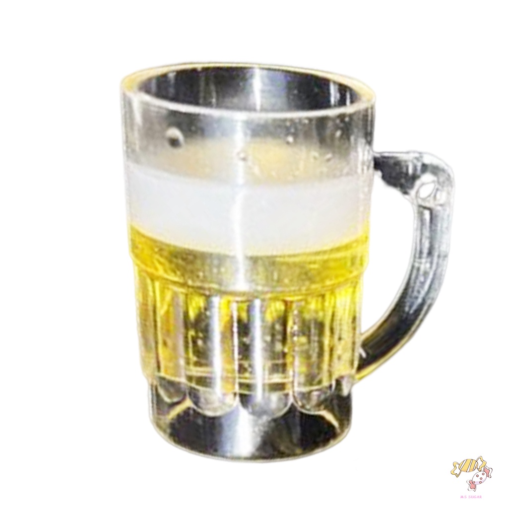 YADORNOS Kẹp Tóc Hình Ly Bia Bằng Nhựa Resin Bền Vui Nhộn DIY