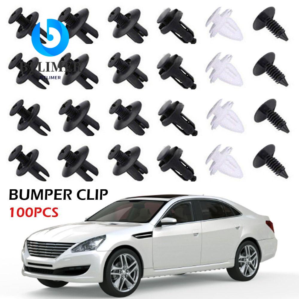 FENDER 100 Kẹp Nhựa Phụ Kiện Cao Cấp Cho Xe Ô Tô