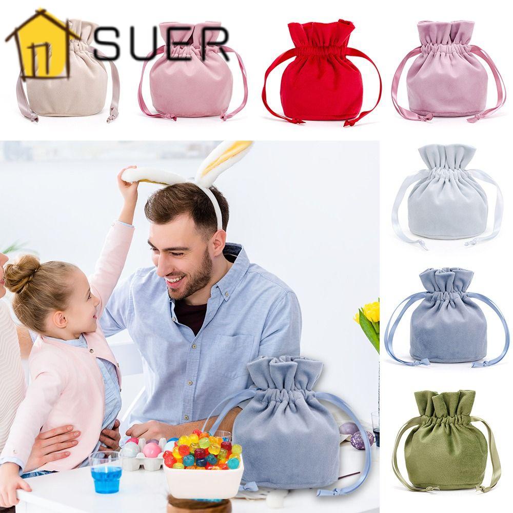 Bộ 2 Túi Đựng Quà Hình Thỏ Phục Sinh Dễ Thương